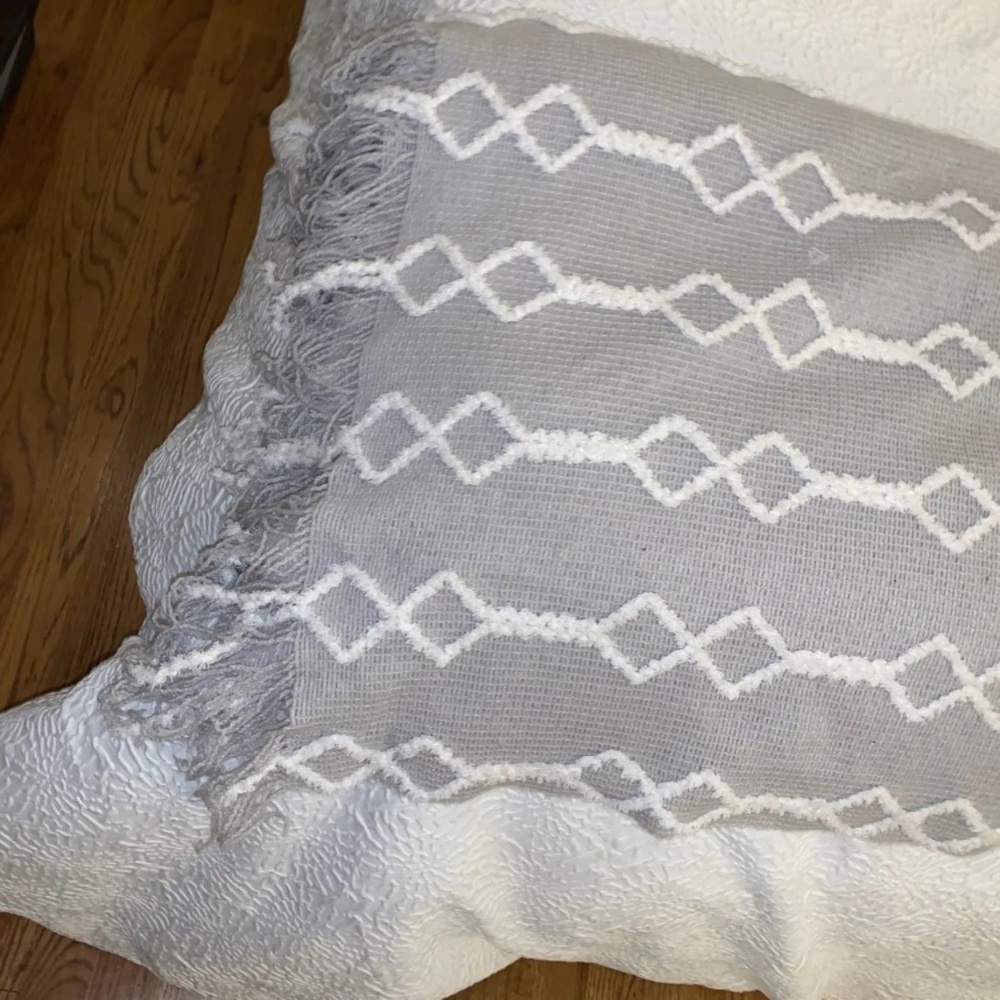 Decorative throw blanket